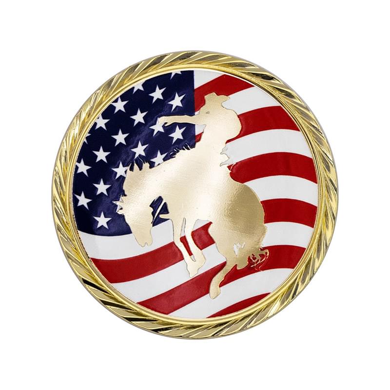 Challenge Coin Oblique Edge w/ 3D Texture Print (1.75")
