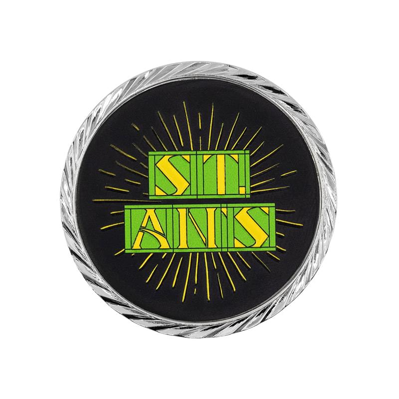 Challenge Coin Oblique Edge w/ 3D Texture Print (1.75")