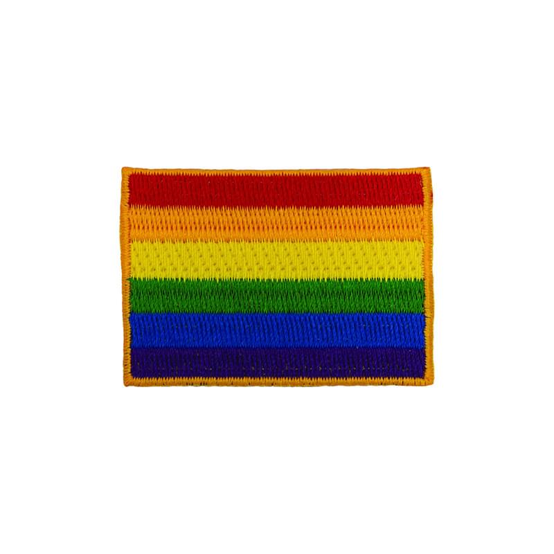 2" Rainbow Flag W/Adhesive Backing