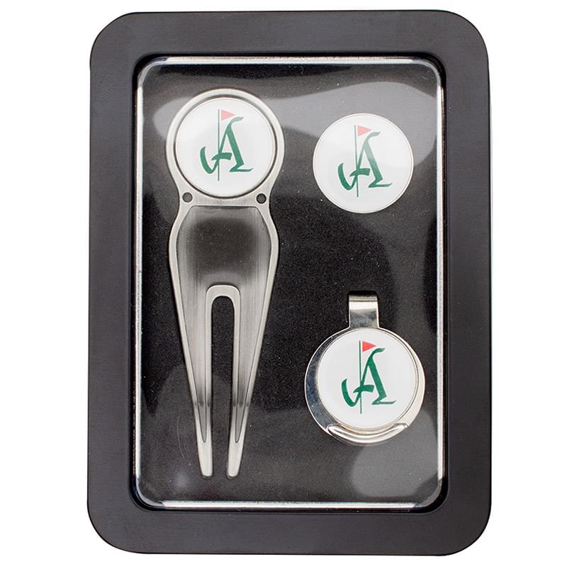 Deluxe Golf Gift Sets - Divot Tool with Belt Clip