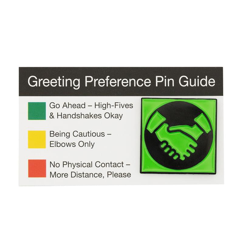 Social Distancing Lapel Pins w/Card