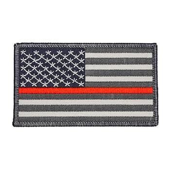 Thin Red Line Firefighters U.S. American Flag Patch