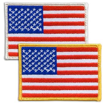 Embroidered American Flag Applique