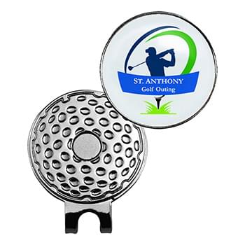 Golf Hat Clip w/ Custom Ball Marker