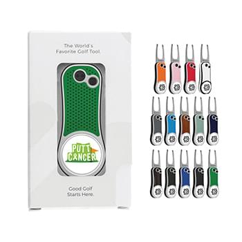 Pitchfix Hybrid Golf Divot Repair Tool in Carton Window Box