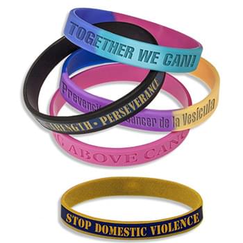 Printed Silicone Bracelets (Adult)