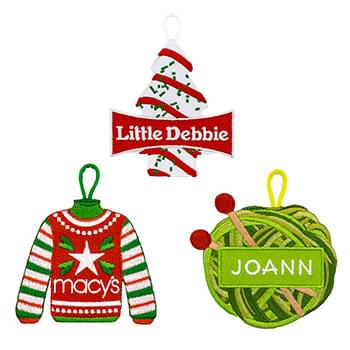 Custom Embroidered Ornaments