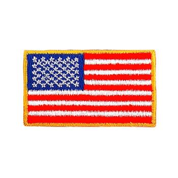 Embroidered American Flag Applique