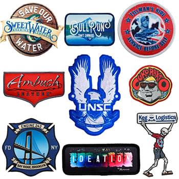 2" Pin Pointe™ Full Color Embroidered Patches