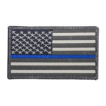 Thin Blue Line Police U.S. American Flag Patch