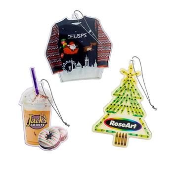 Custom Litho Holiday Ornaments (2")