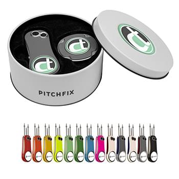 Pitchfix Fusion 2.5 Golf Divot Tool Deluxe Gift Set w/ Multimarker Chip